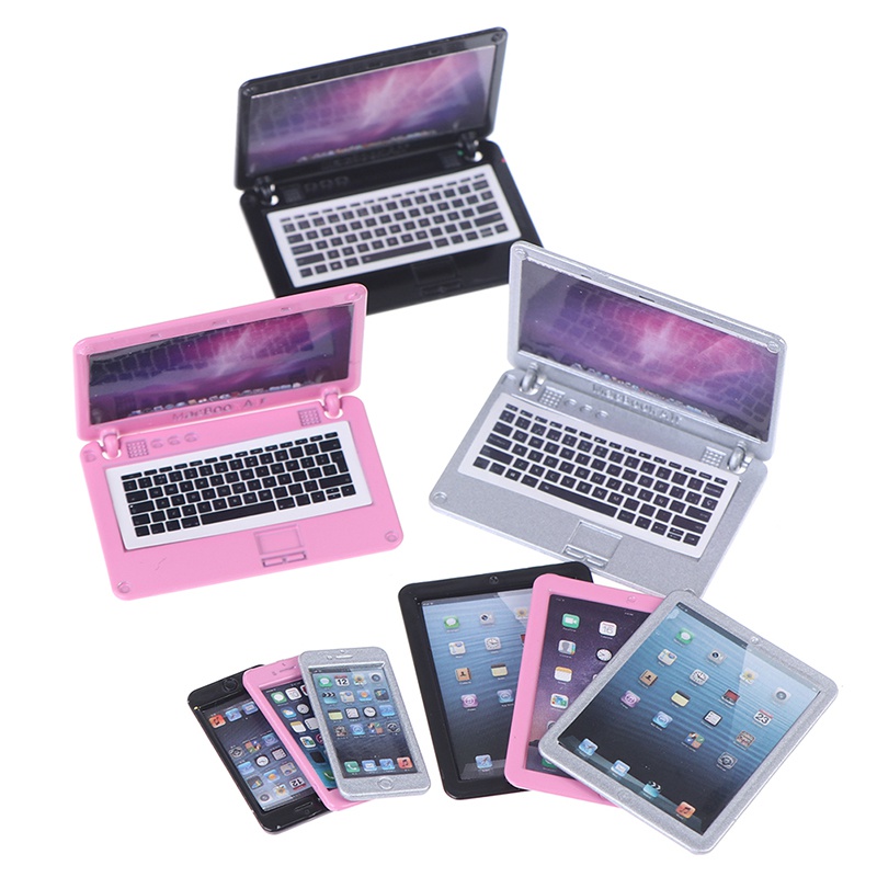 Tablet Accessories Set - 3 개/대 시뮬레이션 미니 노트북 컴퓨터