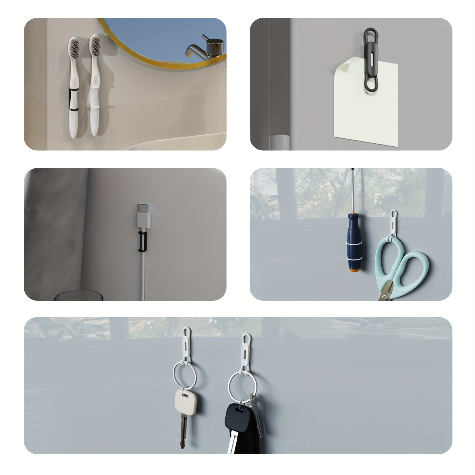 6Pcs 자기 연필 홀더 태블릿 터치 펜 클립 사무실  - Tablet Accessories Set 리뷰 및 가격