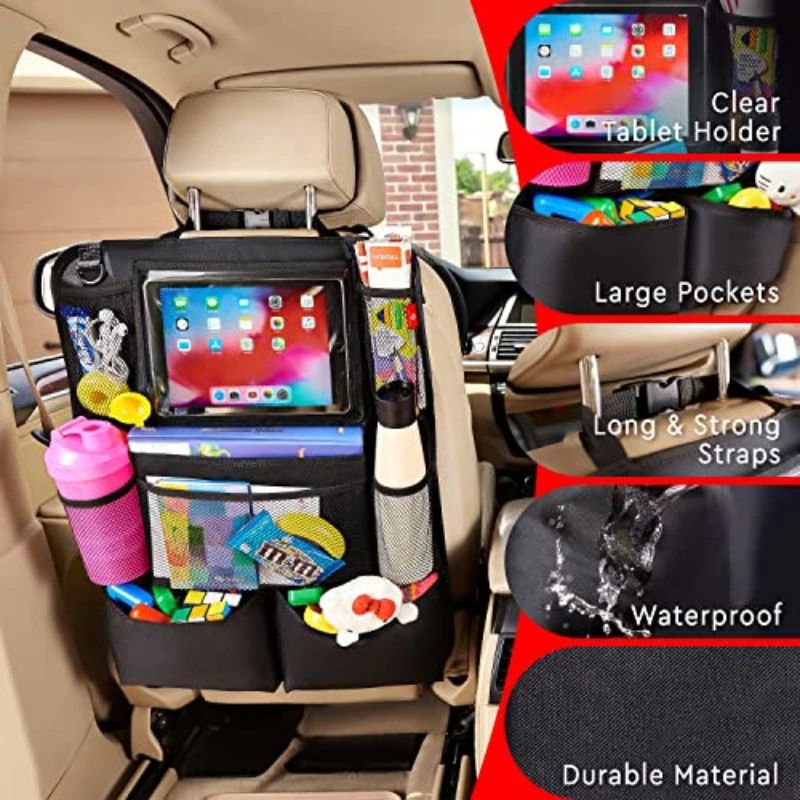 다용도 옥스포드 원단 차량용 시트백 정리함, 태블릿 홀 - Tablet Car Mount 리뷰 및 가격