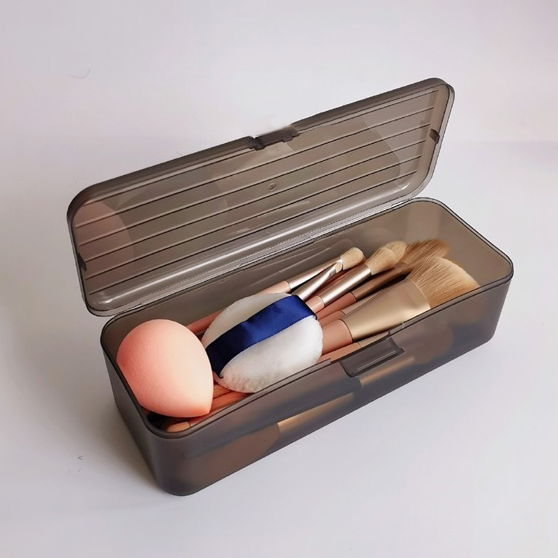 1PC 투명 플라스틱 화장품 보관 상자 메이크업 브러쉬 - Case With Pencil Holder 리뷰 및 가격