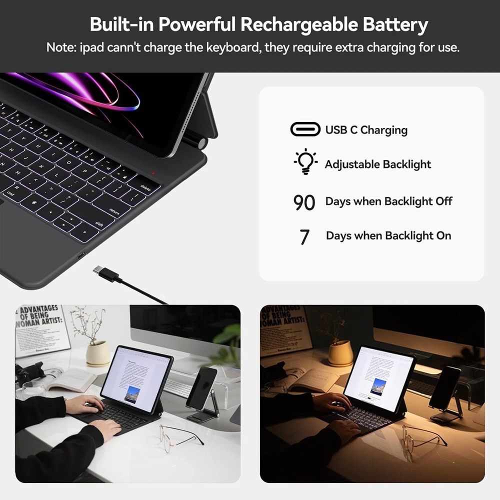 블루투스 매직 키보드 케이스 아이패드 2025 A16  - Tablet Keyboard Case 리뷰 및 가격