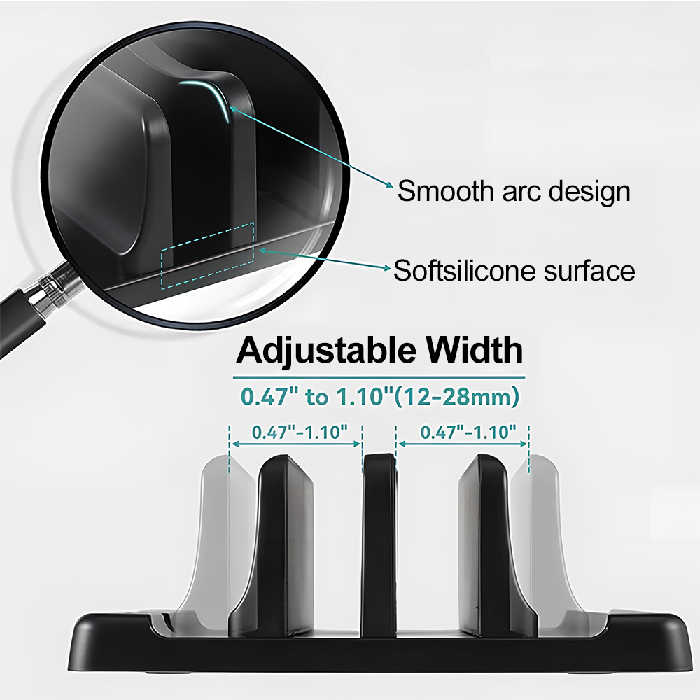 사무실용 ABS 노트북 스탠드 수직형으로 데스크탑 공간 - Tablet Accessories 리뷰 및 가격