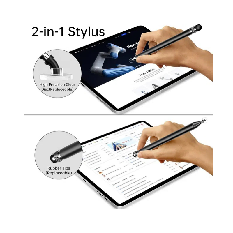 2-in-1 스타일러스 펜 고감도 디스크 팁 고무 팁  - Tablet Accessories Samsung 리뷰 및 가격