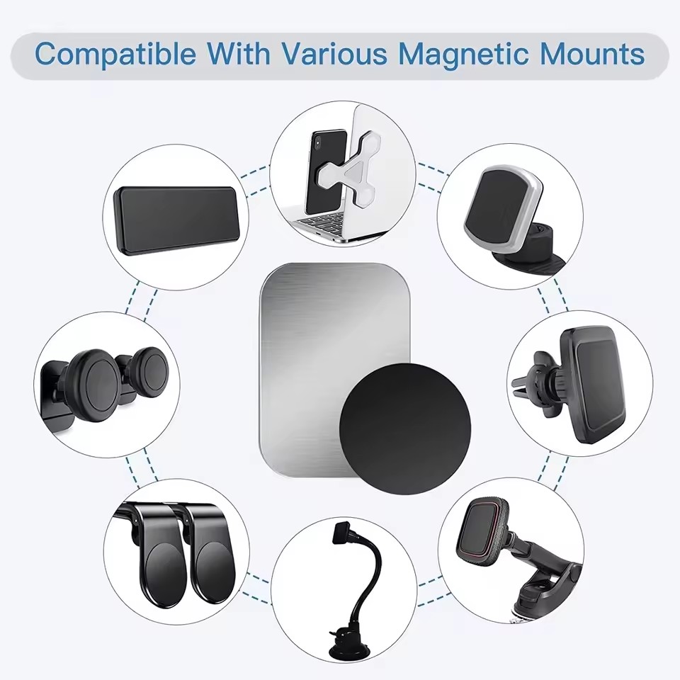 자동차 휴대폰 거치대용 얇은 자석 금속판, 범용 철판  - Tablet Car Mount 리뷰 및 가격