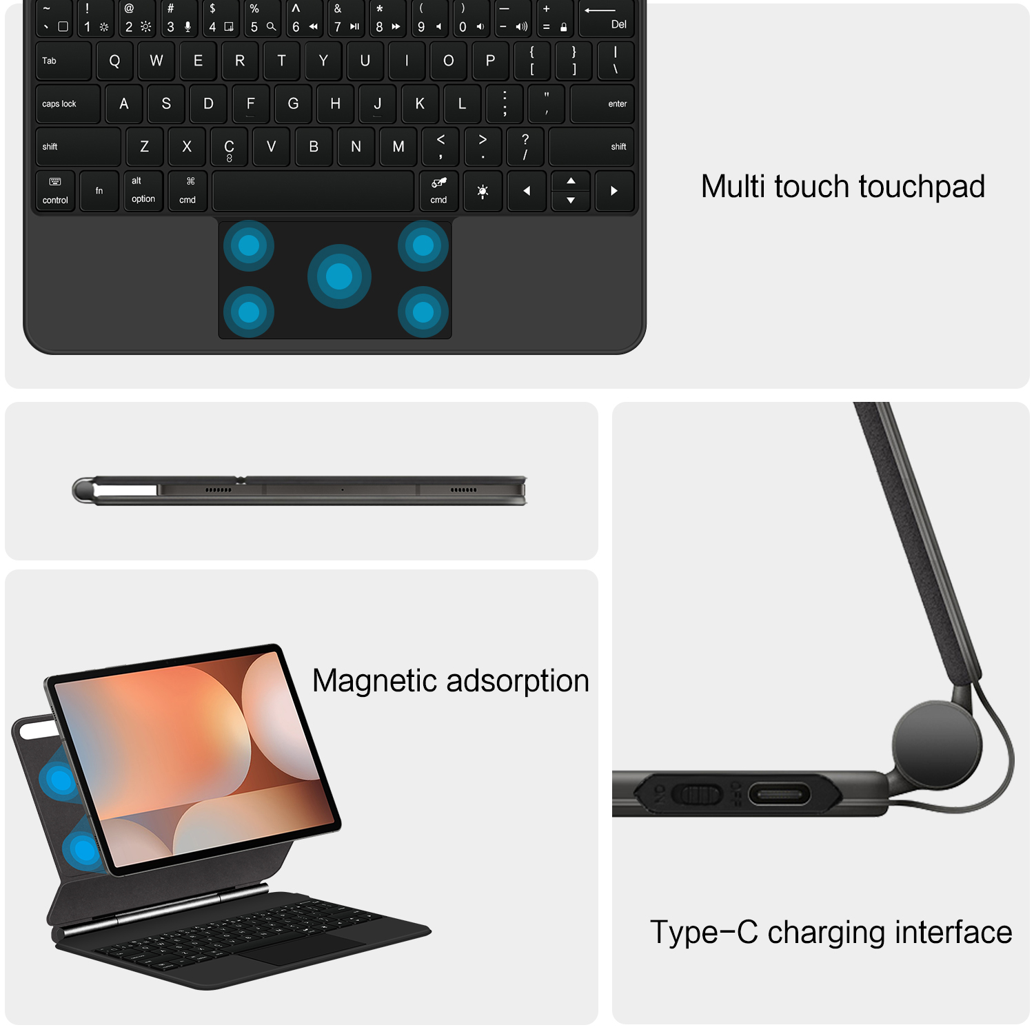 삼성 갤럭시 탭 S10+/S9+/S8+/S7+/S7 F - Tablet Keyboard Case 리뷰 및 가격
