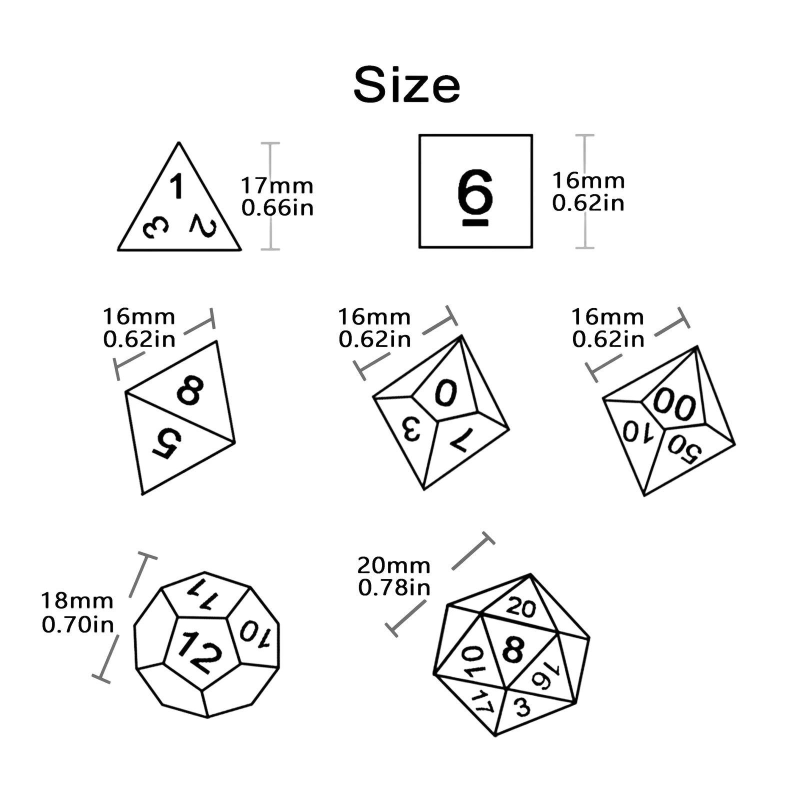 DNDGame 롤 플레잉 게임용 스팽글 주사위-다면체  - Tablet Accessories Set 리뷰 및 가격