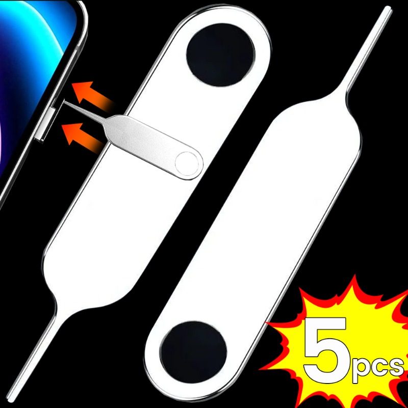 5Pcs Sim 카드 트레이 이젝터 꺼내기 핀 아이폰에 - Tablet Accessories Samsung 리뷰 및 가격