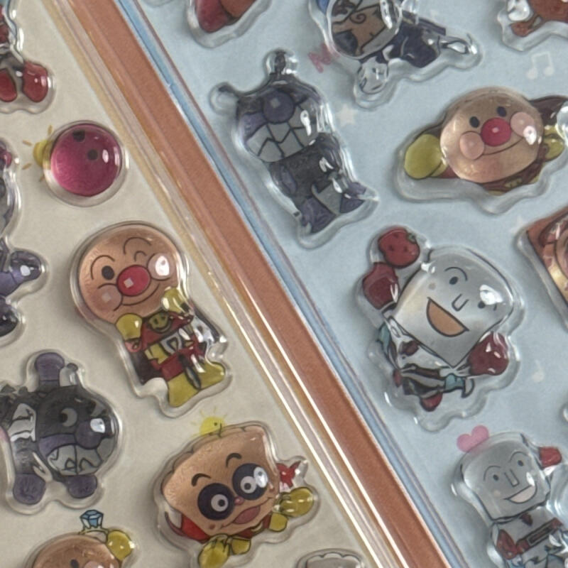 카와이 앤팬맨 3D 릴리프 스티커 창의력 만화 크리스탈 - Tablet Accessories 리뷰 및 가격